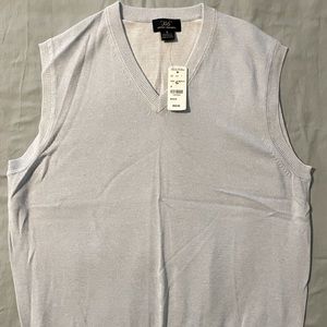 Brooks Brothers Cotton Sweater Vest - NEW - Medium